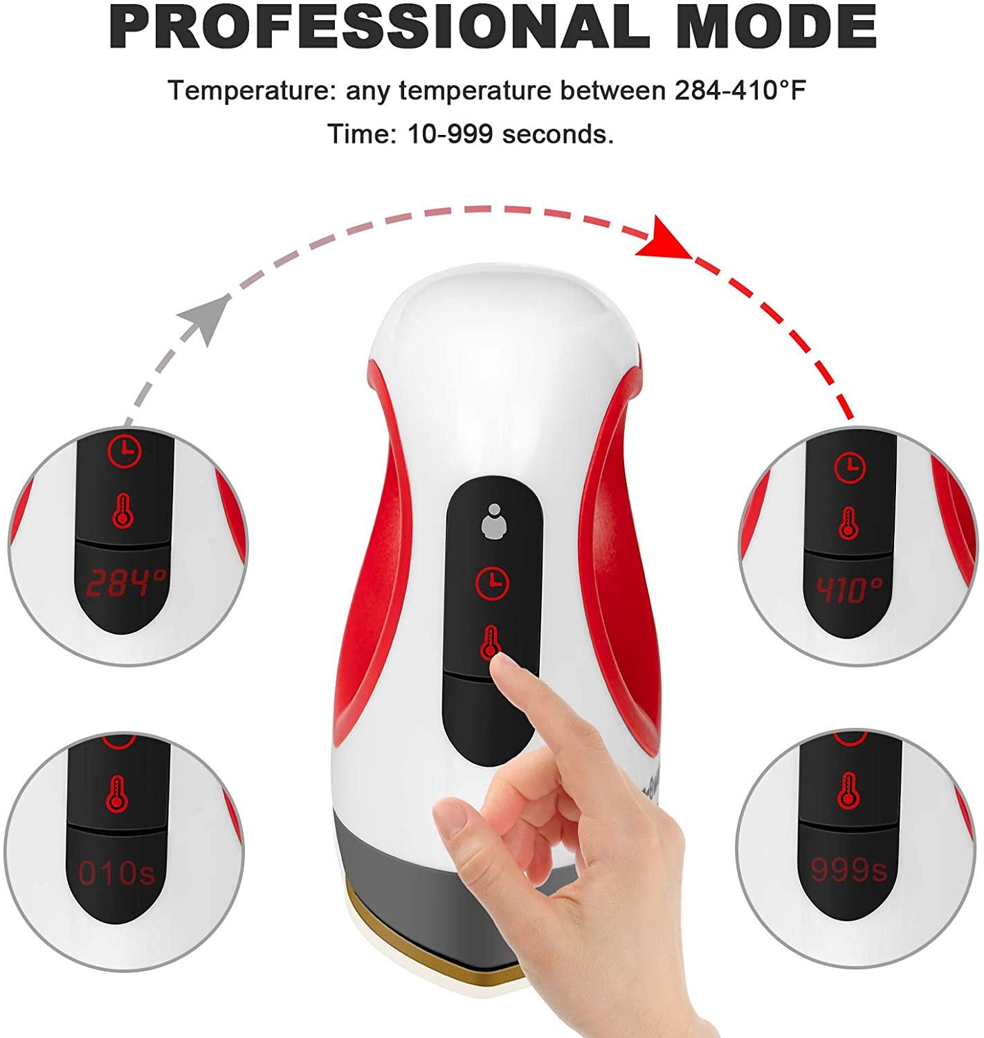 ZONESUN Small Printer Stamping Machines Mini Easy Portable Heat Press Machine Digital Transfer for T-shirts Shoes Transfer Iron