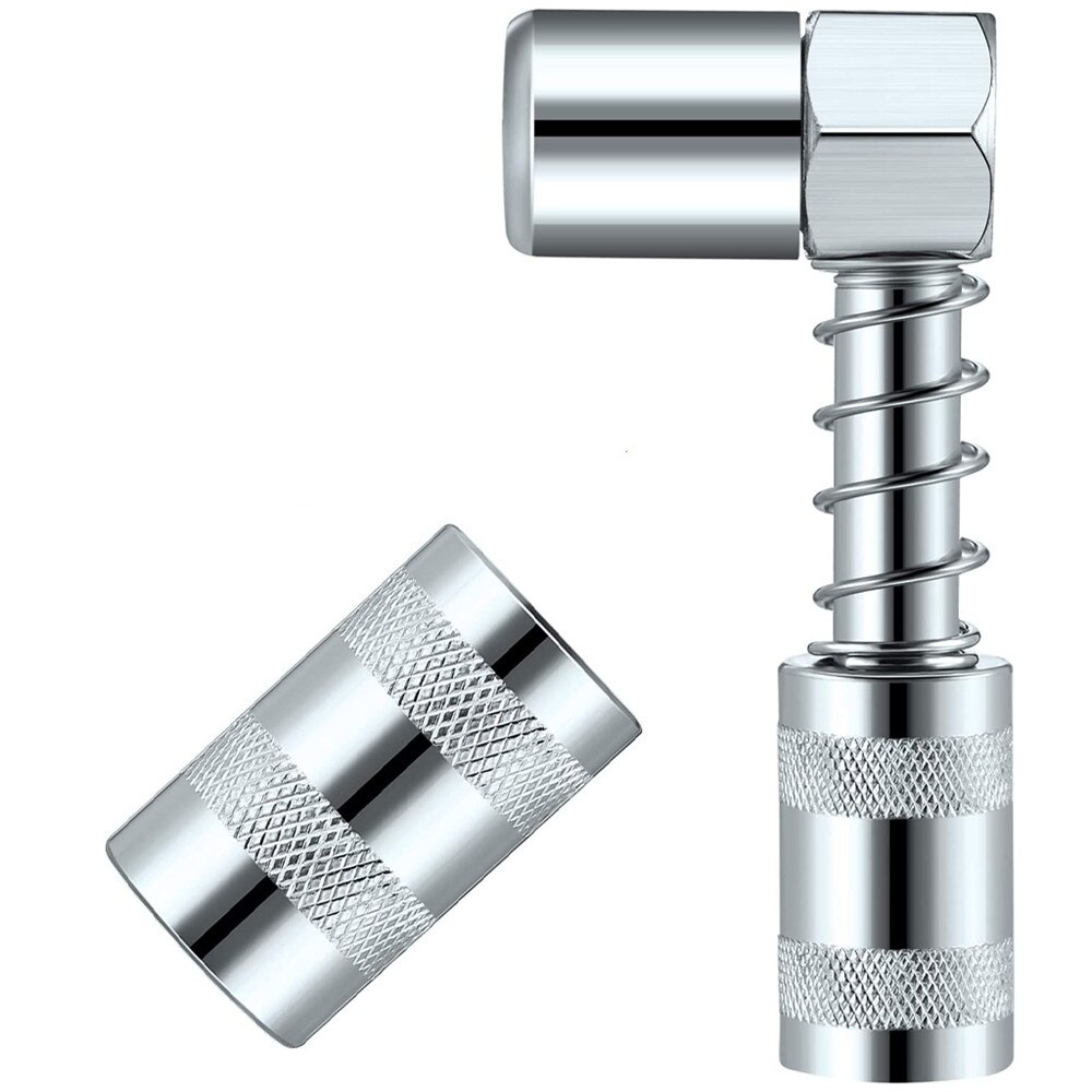 90 Degree Grease Coupler Adapter Fitting Tool Coupler Grease Fitting Tool For Car Truck etc Sleeve Locks Coupler in Place