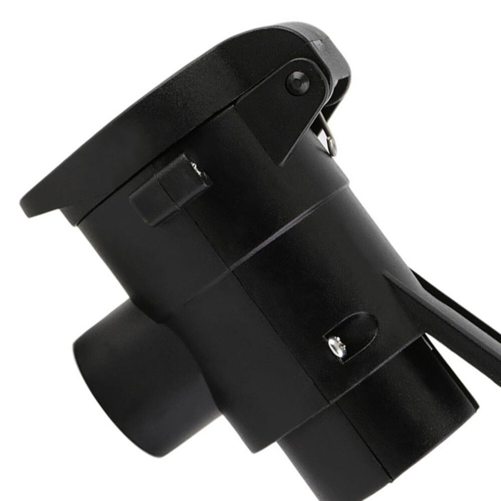 7 Pin to 13 Pin Euro Vehicle Trailer Adapter Connector Plug Towing Plug Socket Trailer Accessories (Black)