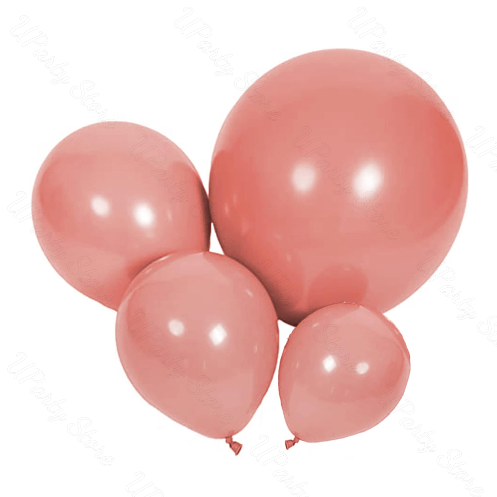Globos rosa polvoriento de 5/10/12/18 pulgadas, rosa Retro, rosa fuerte, Pastel, rosa claro, globos para cumpleaños, boda, Baby Shower, decoración de: AGATE / 10inch