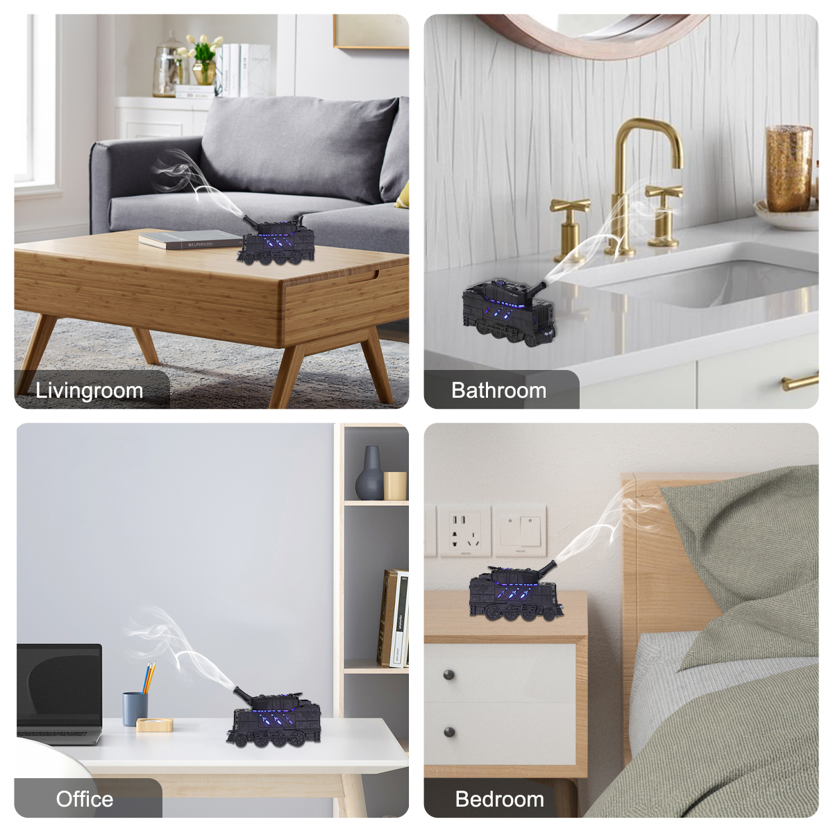 Husholdnings lille tank luftfugter 300ml luftrenser aromatisk diffuser aromaterapi maskine usb indendørs kontor ultralydssprøjte