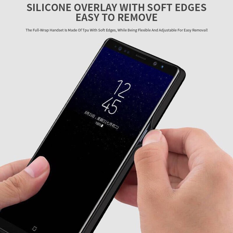 Pinzheng 6500Mah Battery Charger Case Voor Samsung Note 8 Opladen Case Voor Samsung Note 8 Draagbare Power Bank Draadloze lader