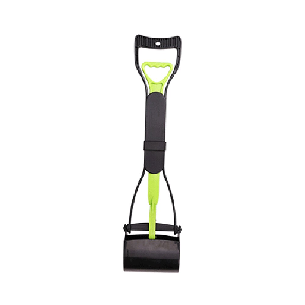 Pet Pooper Scooper Long Handle Dog Poop Scooper Jaw Poop Scoop Shovel Pick Up Animal Waste Picker Pet Outdoor Cleaning Tools: Green