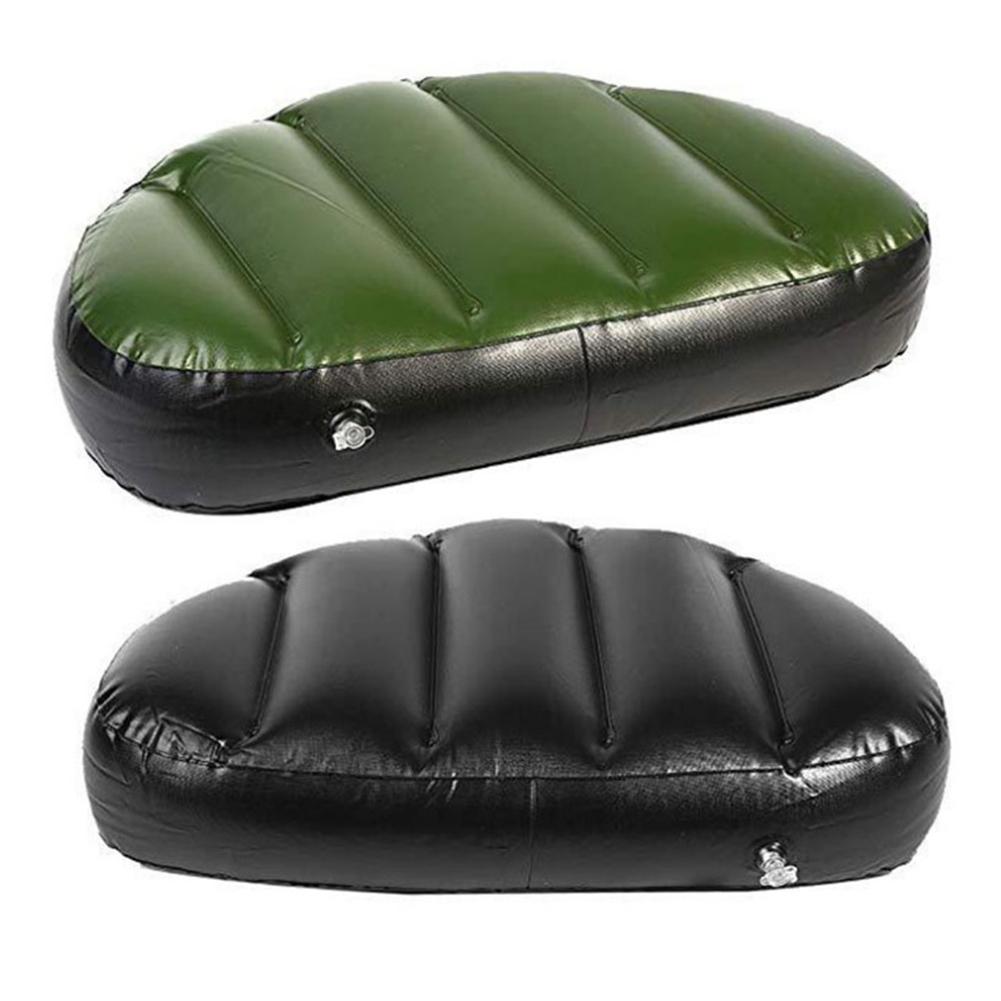 Pvc Groen Kajak Opblaasbare Zitkussen Waterdicht Slijtvaste Comfortabele Blow Up Seat Pad Voor 2/3 Persoon Kajak Water sport