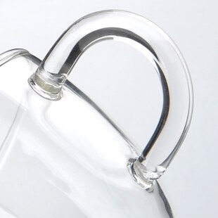 4 sett/parti klart varmebestandig glass tekopp og tallerkensett håndlaget kongfu tekopper redskaper  jp 1065