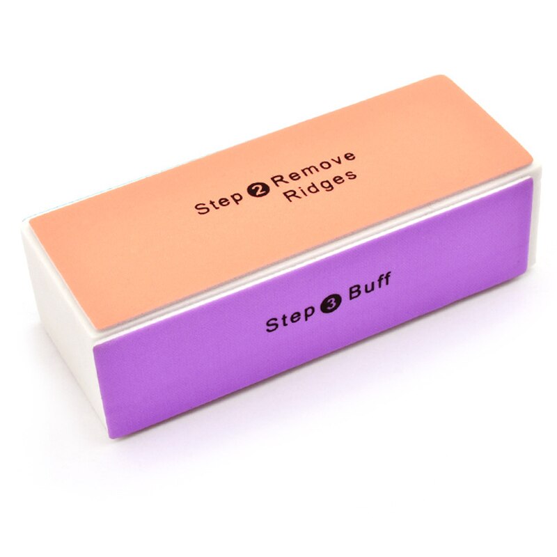 2-4PCS Four Sides Nail Art Buffer Sanding Block Buffs Pedicure Manicure Accessories Nail Files Polishing Tools