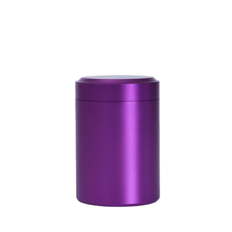 Petite urne pour animaux de compagnie, en métal frais, en acier inoxydable, scellée: Violet / 4.5x6.5cm