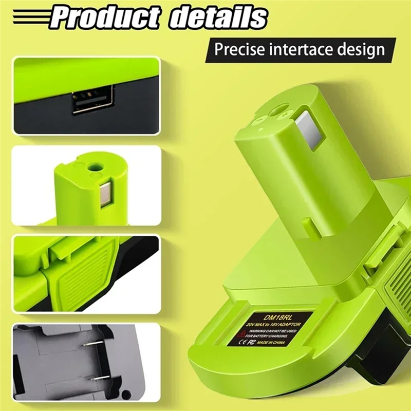 Abkw-akku-konverter, ryobi lithium-akku-konverter, lithium-akku-adapter, akku-konverter für elektrowerkzeuge: Default Title