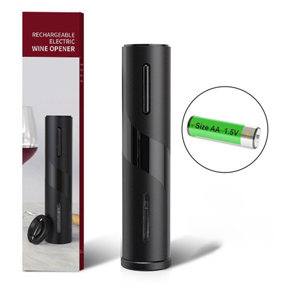 Sacacorchos eléctrico abrebotellas de vino, suministros, carga USB, abrelatas eléctrico automático, Sacacorchos de vino: A2