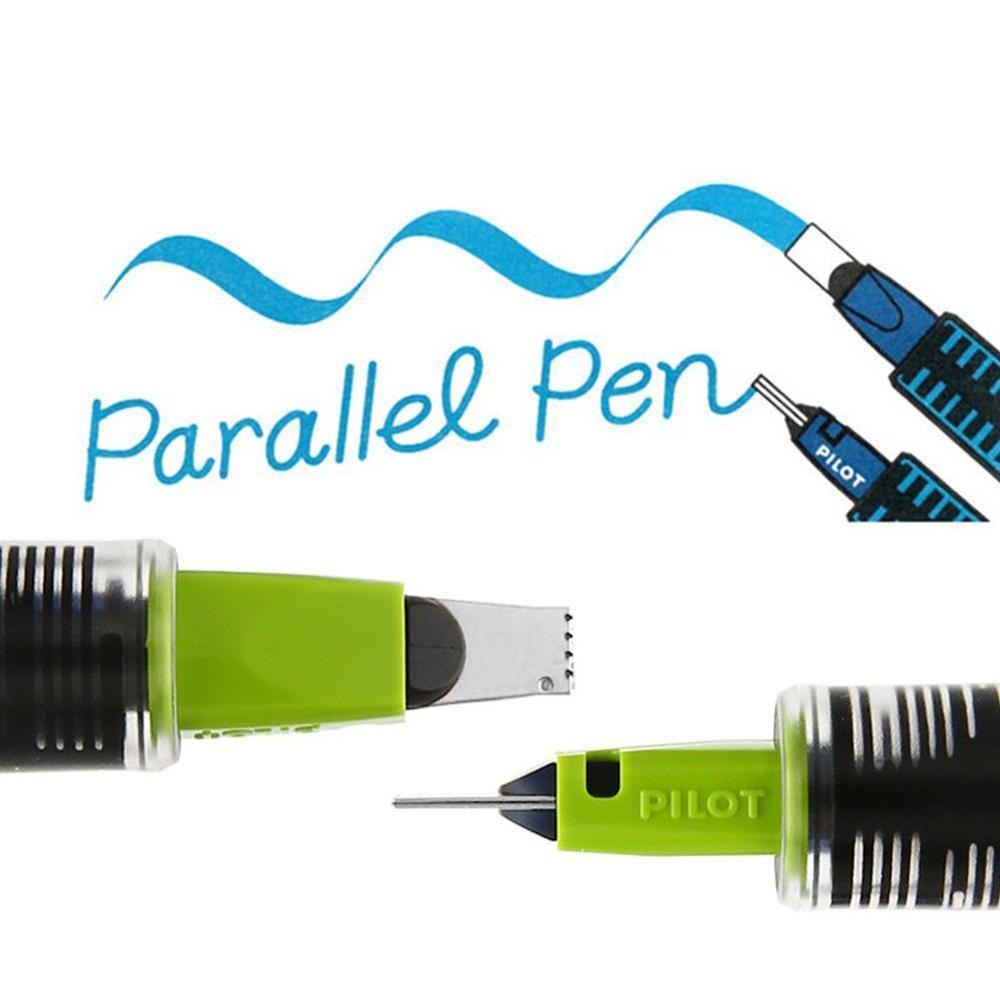 Stylo parallèle pilote Art stylo plume anglais calligraphie stylo avec 12 cartouches 1.5 2.4 3.8 6.0mm