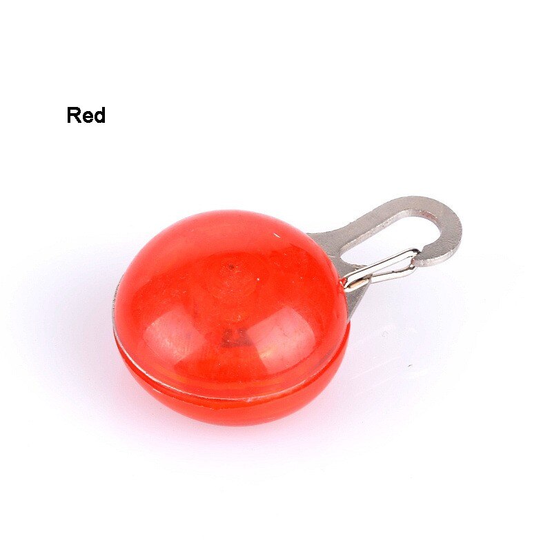 Led Pet Puppy Kraag 1Pcs Veiligheid Pet Licht Hanger Hond Gids Lichten Gloeiende Security Ketting Huisdier Lichtgevende Helder Huisdier levert: Red