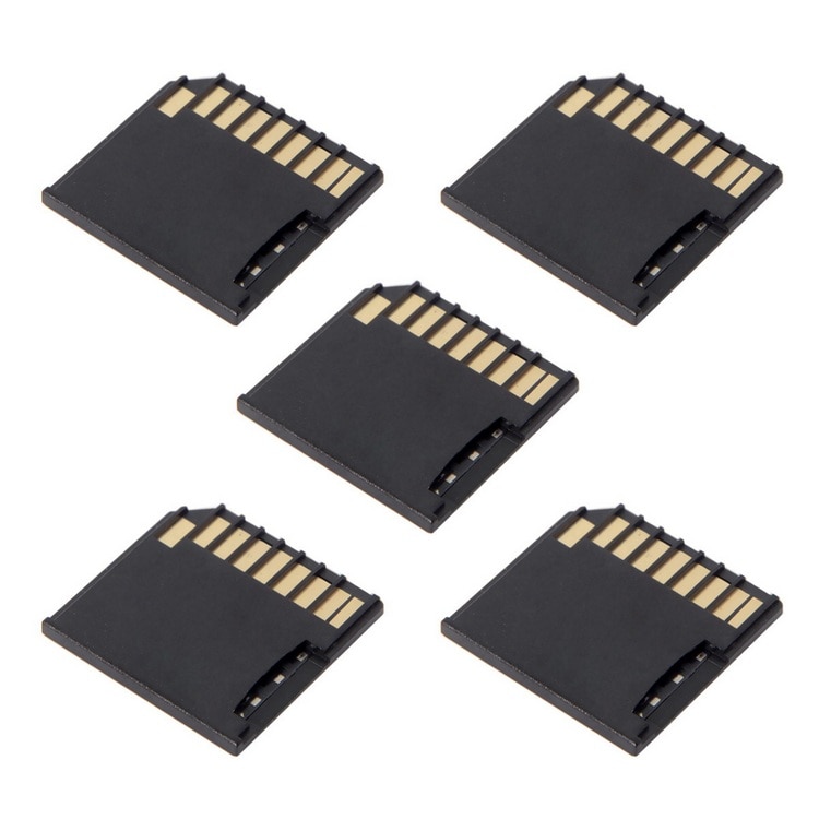 Micro SD TF naar SD Kit Mini Adapter Low Profile voor Macbook Air/Pro/Retina Black