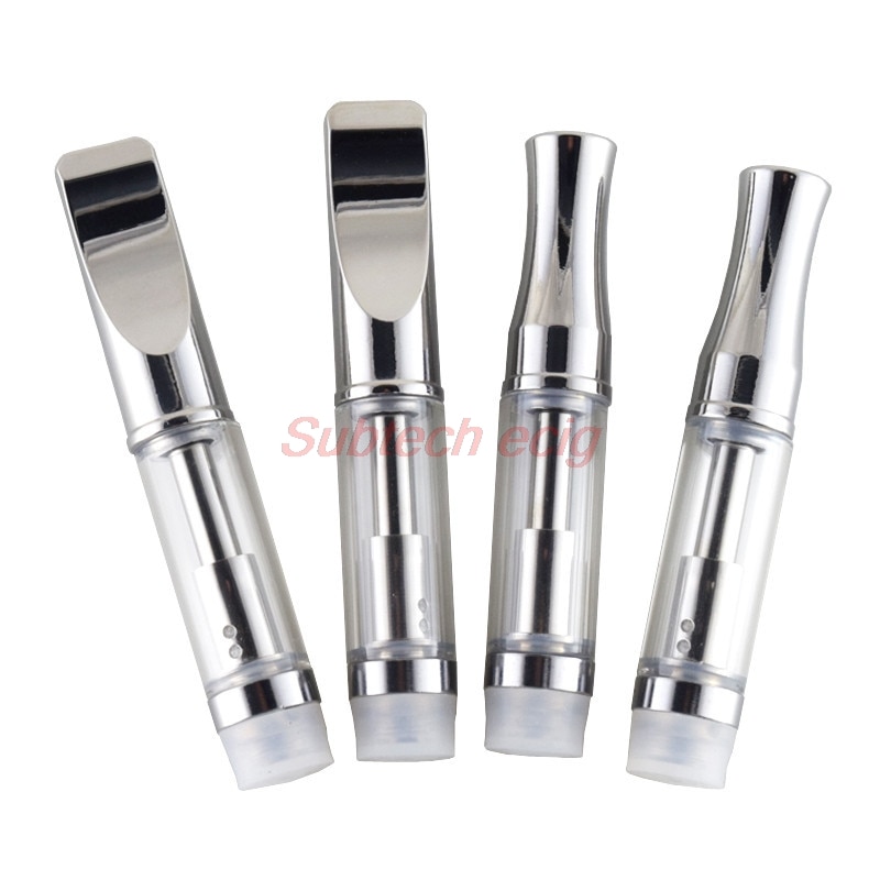 5pcs Clearance Cartridge Tank Vape CBD Thick Oil 510 Tank Ceramic/Cottion Coil Pyrex Glass Atomizer CE3 92A3 CC-ell Vaporizer