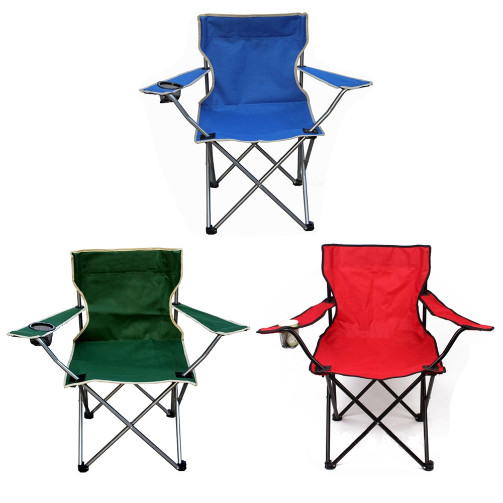 Lichtgewicht Draagbare Vouwen Camping Stoel Vissen Stoel Oxford Doek Seat voor Outdoor Picknick Strand Tuin Rugleuning stoel
