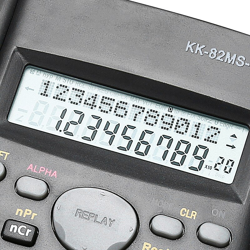 82MS-A Portable Handheld Multifunctional Calculator for Mathematics Teaching Students Function Display Scientific Calculator