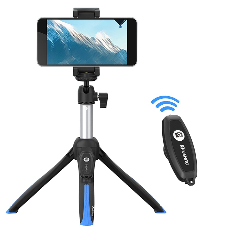 Benro MK-10 II Bluetooth Smartphone Selfie Stock Stativ Tragbare Vlog Live Stativ Selfie für Android iPhone DSLR Aktion Kamera