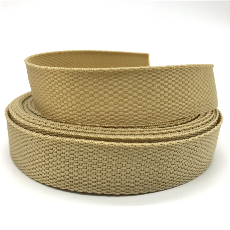 5 yards 1 "  (25mm)  nylonband polypropen pp band band band rem hundhalsband sele utomhus ryggsäck väska delar: Kaki