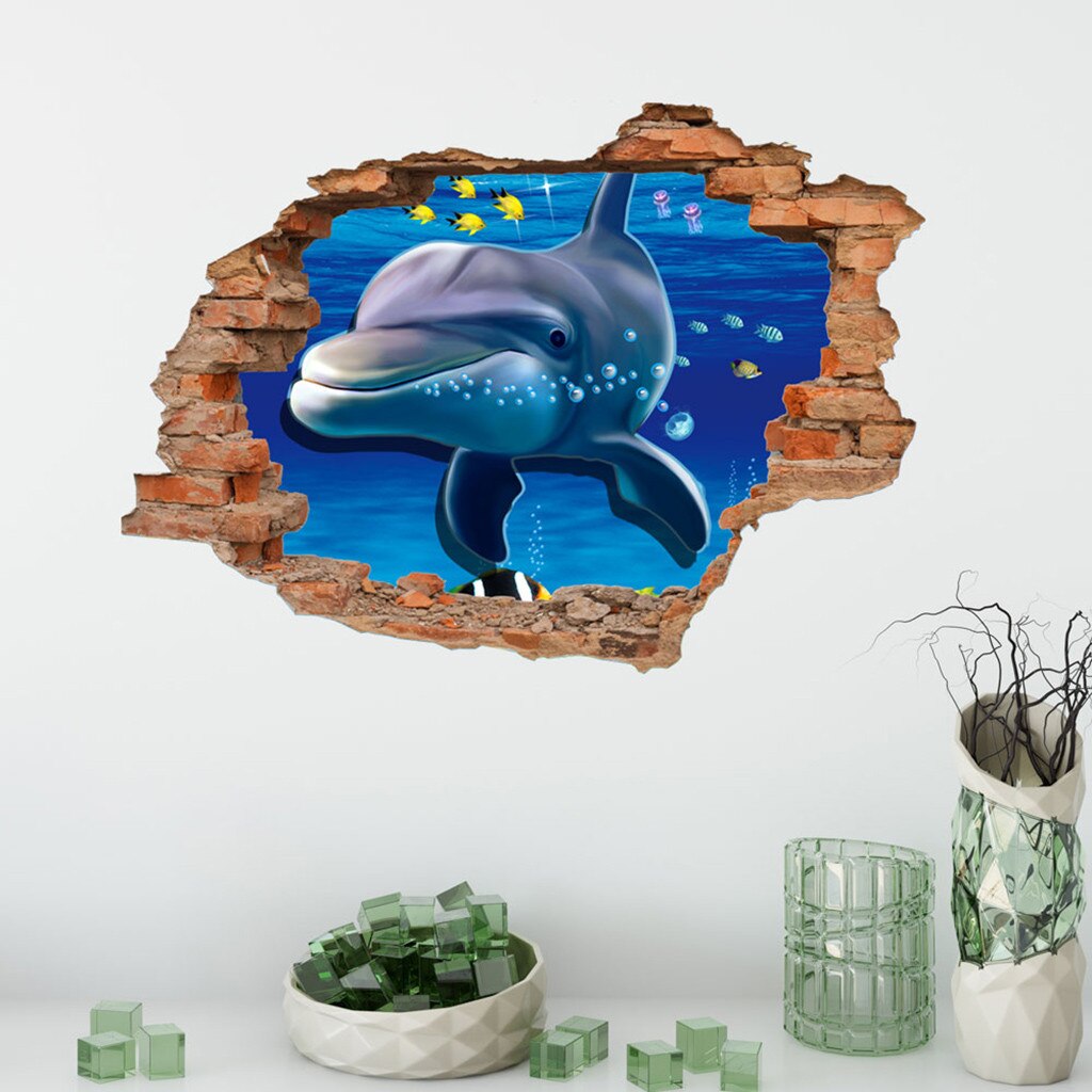 3d Family Home Wall Sticker Removable Mural Decals Vinyl Art Room Decor Brand Stylish Home Decor Stickers: D