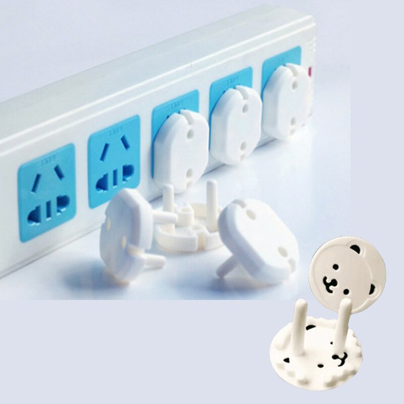 10 Pcs Plugs Protector Cover Cap Guard Protection Anti Electric Shock Mother Kids Child Safety Equipment EU Power Socket