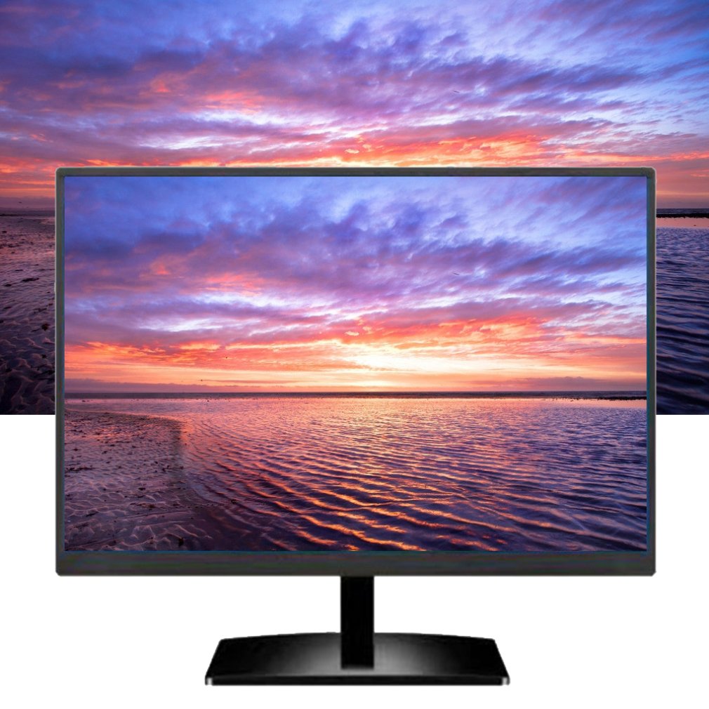 Monitor de computador lcd led hd ultra-fino 19 polegadas curvo led monitor de jogos jogo competição tela de exibição de computador