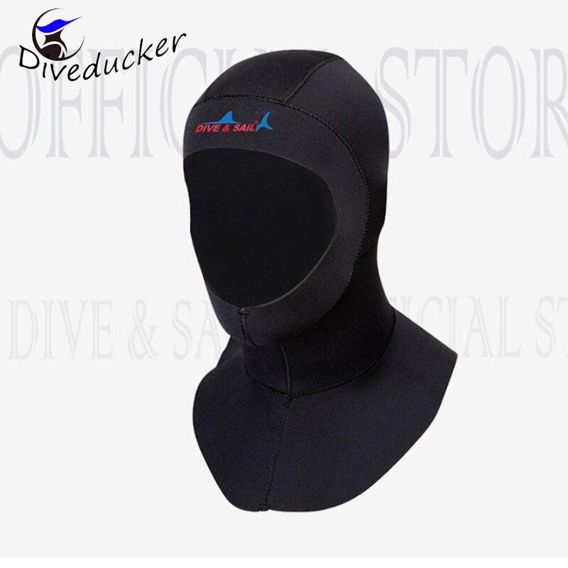 3mm Neopren Tauchen kopfbedeckungen schulter wärmer tauchen Deckel Winter schwimmen kappe Surfen schnorcheln sonne Block wasserdicht murmeln Tauchen Sn