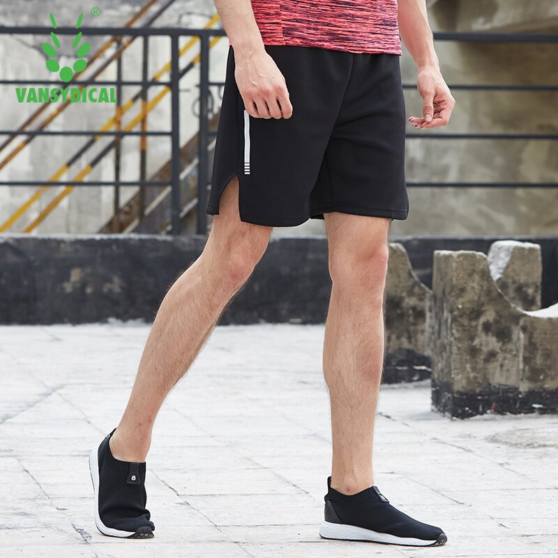 Herrgym bomullsshorts spring jogging sport fitness bodybuilding träningsbyxor manligt träningsmärke knälånga korta byxor