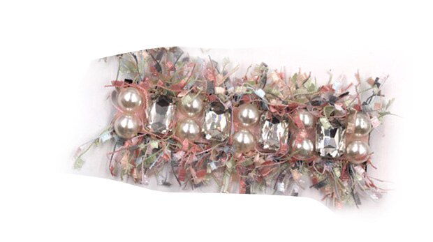 Vidrio brillante zapatos de nupcial Accesorios Para tacones altos sandalias botas manuales adornos de diamantes de imitación Flor del zapato: A