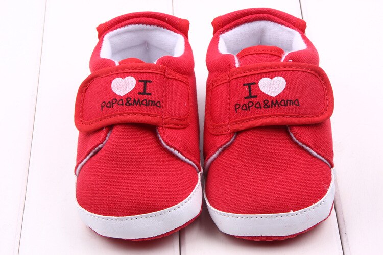 Nuevos zapatos pequeños para bebés, pegatinas mágicas de amor para niños, zapatos para niños pequeños