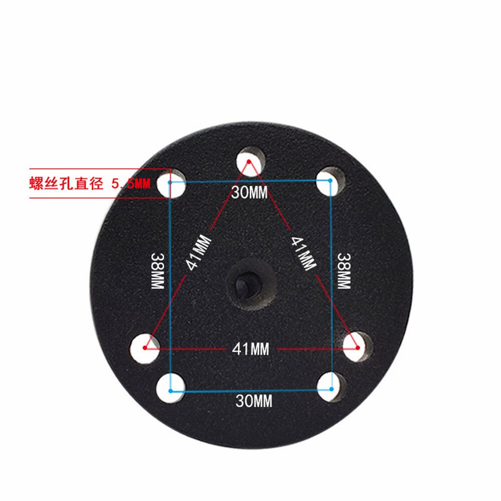 Jadkinsta 1.5 inch Ballhead Combo Mounting Holder Double Socket Arm Round Base for Garmin for TomTom GPS Photo Equipment