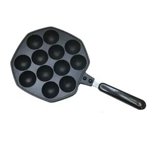 Herramientas para hornear, horno de Gas, molde para gofres de Metal, molde antiadherente para pastel, sartén para gofres de hierro Dunkin, molde agitador para Donuts, Mini gofrera: 5