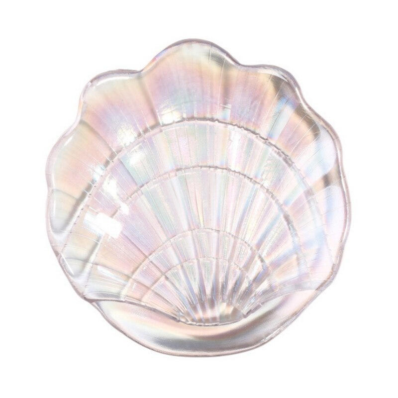Kleurrijke Glas Lade Snack Shell Houder Manicure Craft Decoratie Fotografie Rekwisieten Sieraden Organizer: A2