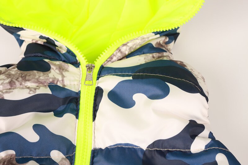 hooded boys cotton padded vest spring fall kids waistcoat children's clothing