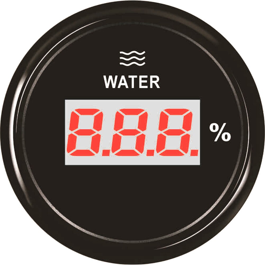 1Set Auto 52Mm Digital Water Niveau Meters 0-190ohm 6-24V Water Niveau Sensoren 100 150 200 250 300 350 450Mm Afzenders Voor Auto Boot
