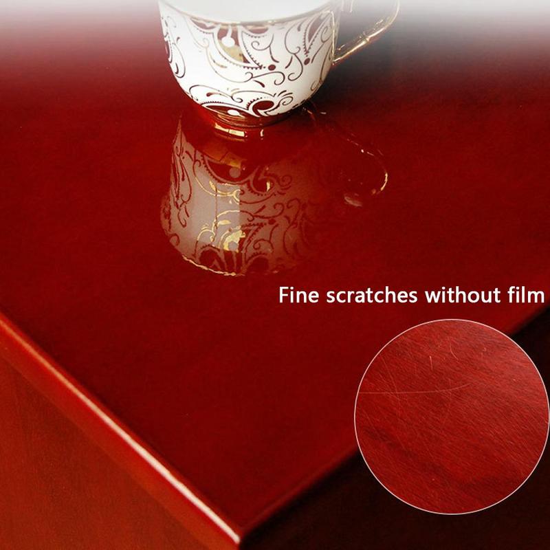 Selvklæbende gennemsigtig film til møbler marmor træ desktop beskyttende film bordplade klistermærker