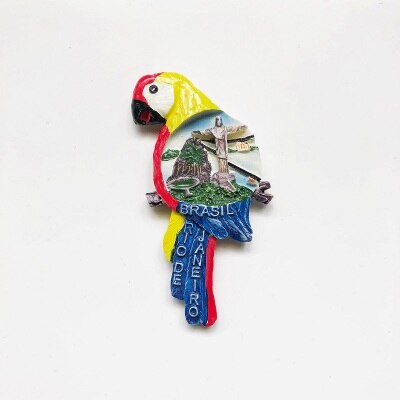 Brazilië Sao Paulo Magneet Koelkast Magneet Houten 3D Monumenten Reizen Collectible Souvenirs Decoratie Handgemaakt-516