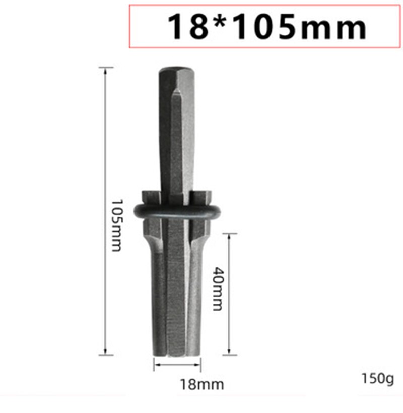 16mm-23mm Metal Stone Splitter Hand Tools Quarry Tools Electric Hammer Diamond Head Stone Open Triple Chisel Quarrying Wedges