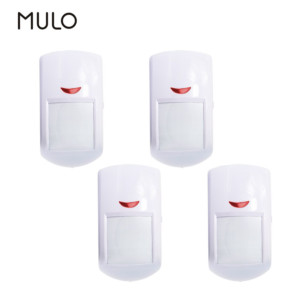 Mulo PA96 Pet Immune Pir Bewegingsmelder Infared Sensor Compatibel 433Mhz EV1527 Alarmsysteem: 4