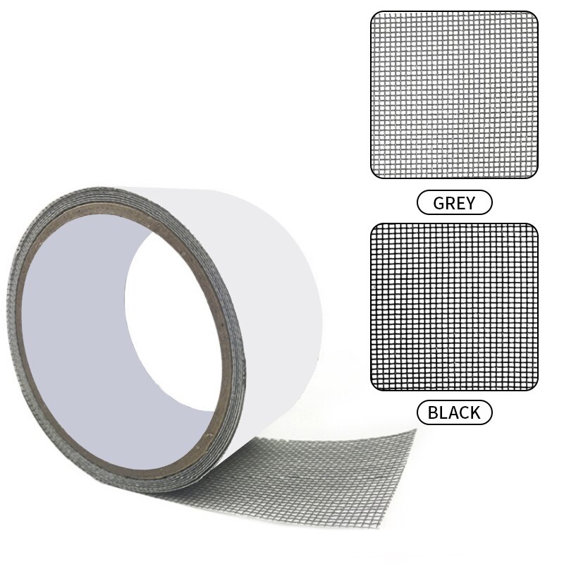 Screen Repair Tape Window Door Waterproof Patch Self-adhesive Super Fix Anti-Insect Door Mosquito Net Mesh Broken Holes Repair