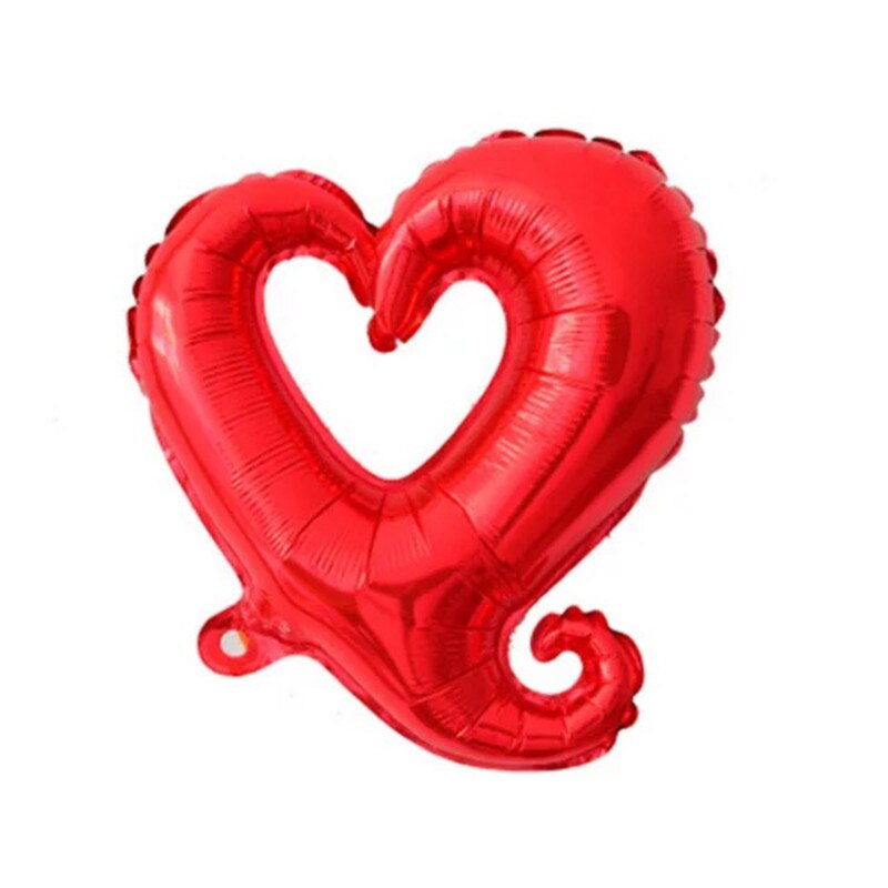 18Inch 10 Stuks Holle Hart Vorm Folie Ballonnen Bruiloft Decoratie Helium Ballon Valentijnsdag Feestartikelen Ballonnen