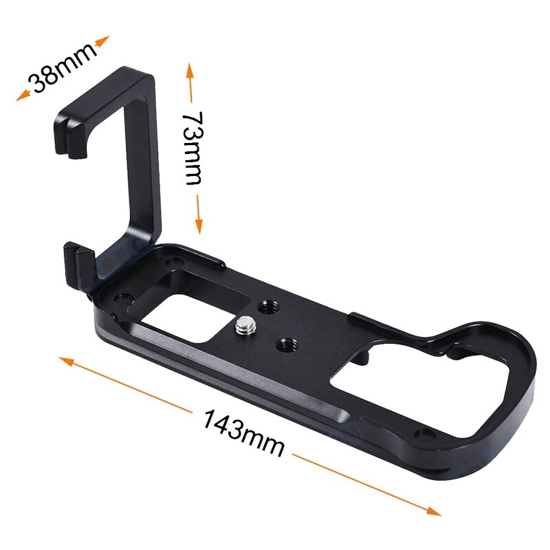 Pour Lumix GH4 caméra poignée de caméra en forme de L plaque de poignée de support Vertical à dégagement rapide
