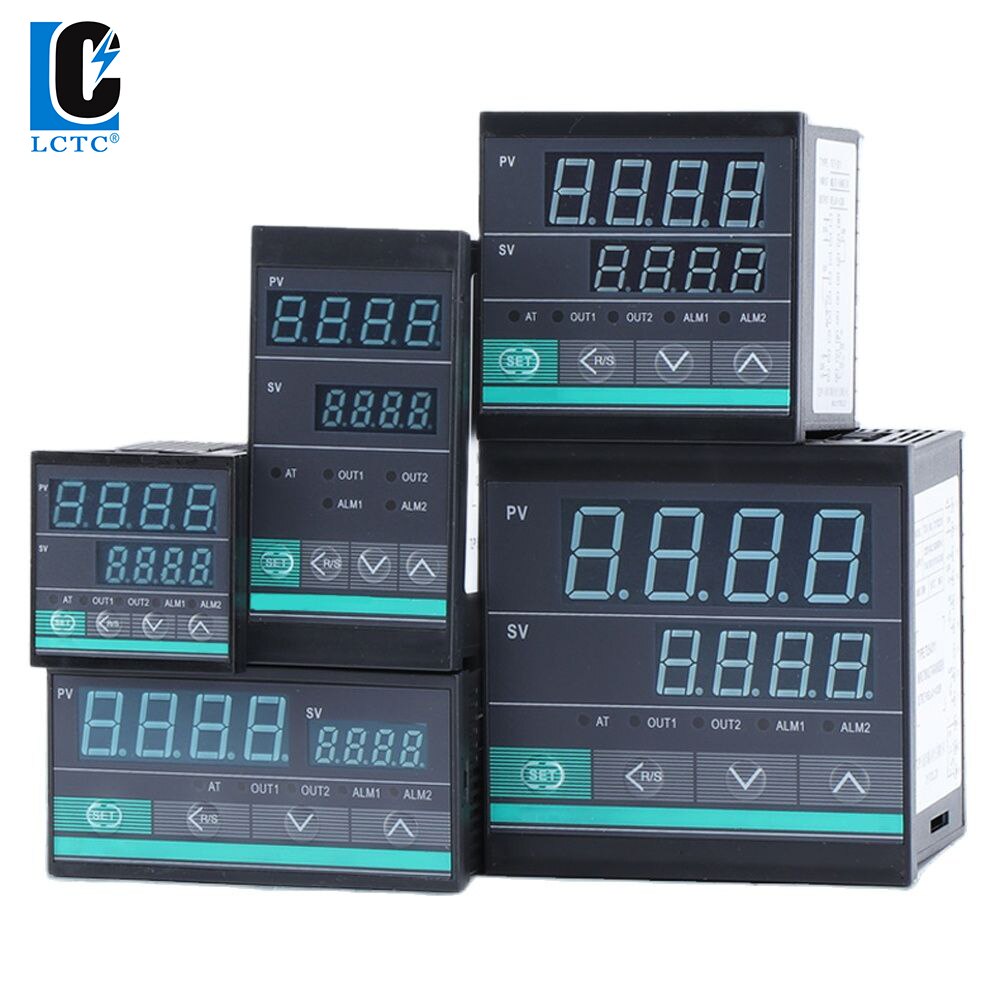 Controlador de temperatura PID inteligente Industrial, entrada K/E/J/CU50/PT100, SSR/relé de salida TC/RTD 48x48, 72x72, 96x96, 48x96