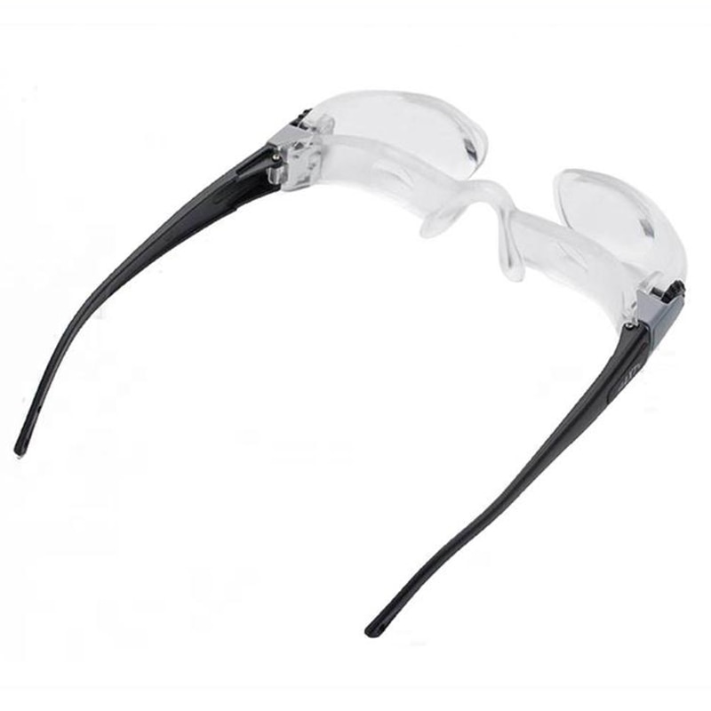 Lentes ajustables de grado presbicia gafas de lectura 2,1 veces 0 ~ 300 miopes lupa de anteojos lupa telescopio de pesca lupa