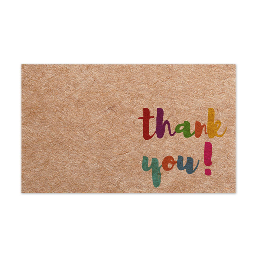 30Pcs carta Kraft colorata grazie carte etichetta per la decorazione di nozze piccola impresa dare carta regalo scuola bambini elogi carta: A7