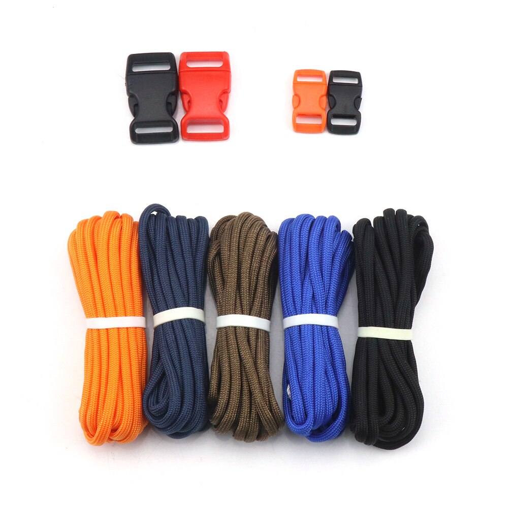 Verstelbare Paracord Armband Maker Met Cords Bukles Polsband Maker Paracord Vlechten Weven Diy Craft Tool Kit