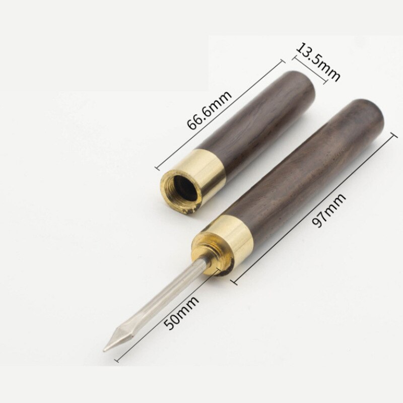 Brechen Neugierigen Tee Ziegel Professionelle Werkzeug Sandelholz Tee Messer Nadel Holen mit Holz Griff Puer Tee Werkzeuge Kegel Tee Messer: Stil 2