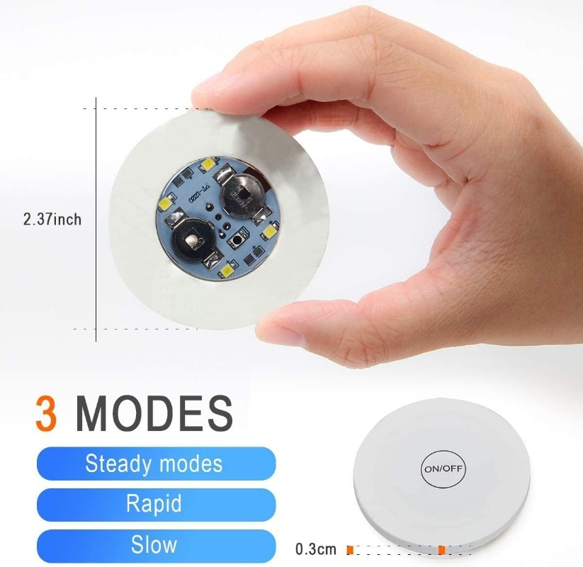 20/10/5/2 pièces LED sous-verres lumineux autocollant alimenté par batterie dessous de verre bouteille d'alcool verre à boire tasse tapis Bar fête décor lumière