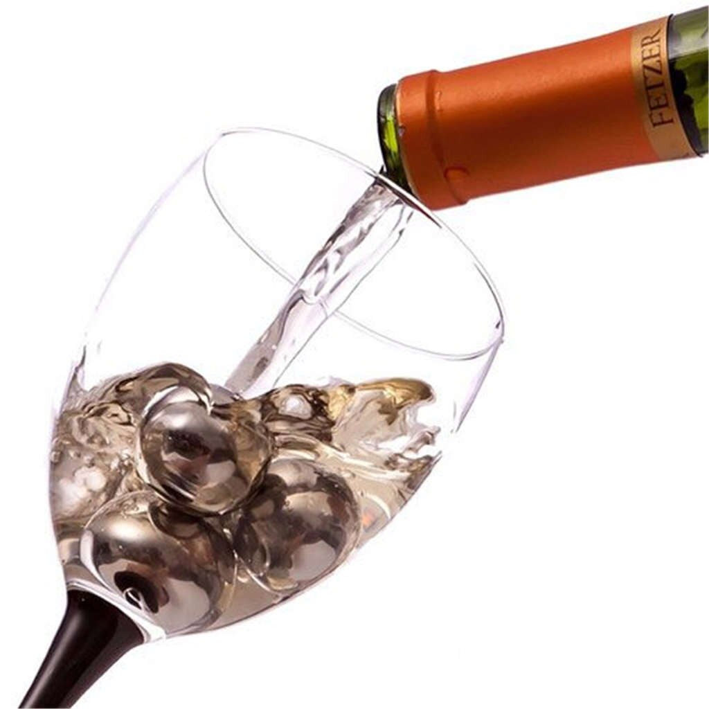 Reusable Stainless Steel Whiskey Stones Ice Cubes Wine Chillers Drinks Cooler Champagne Whiskey Bar Accessories Home Bars