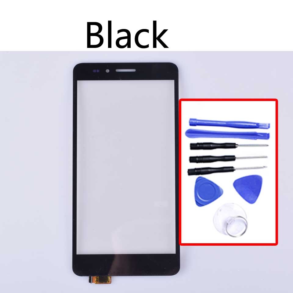 5.5" Touchscreen For Huawei Honor 5X Touch Screen Panel Sensor Digitizer For GR5 KII-L21 L22 L23 L03 L05 Display Glass Lens: Black-With tool