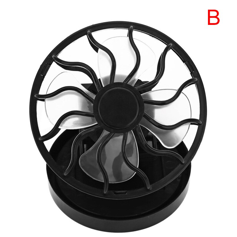 Mini solenergi bärbar fläkt clip-on kylare resefläkt för utomhuscamping vandringsventiler hem utomhuskylning tillbehör  lb88: B