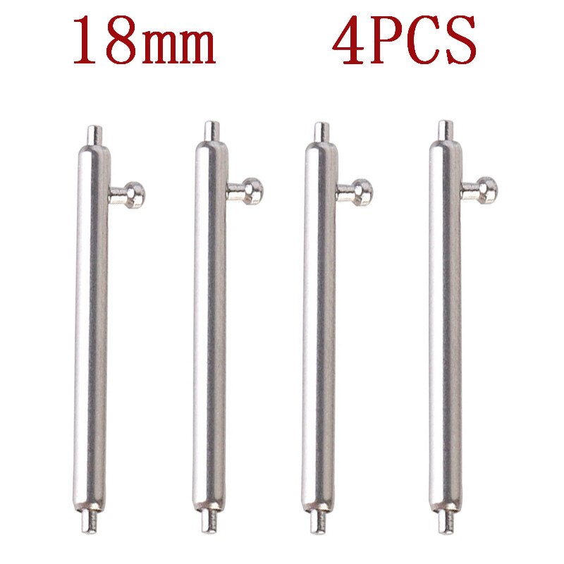 El Sr. NENG 4 unids/bolsa pasador de reloj calefacción herramientas y Kits de liberación rápida de acero inoxidable correa de reloj barras de resorte de pines MM 16MM 18MM 20MM 22MM: 18MM-4PCS